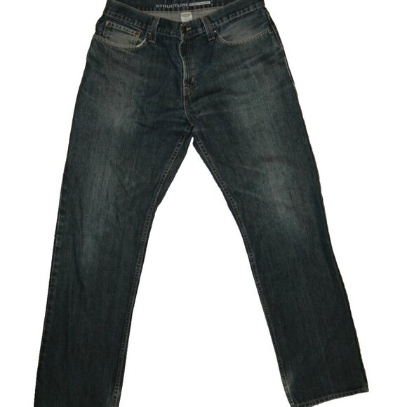 Structure Jeans Men Size 33x32 Slim Fit Straight Leg - Picture 1 of 8